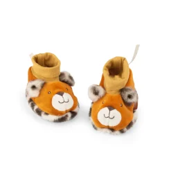 Moulin Roty                    Chaussons léopard Taïgo La forêt Mawa    Marron/Léopard            0-6 mois