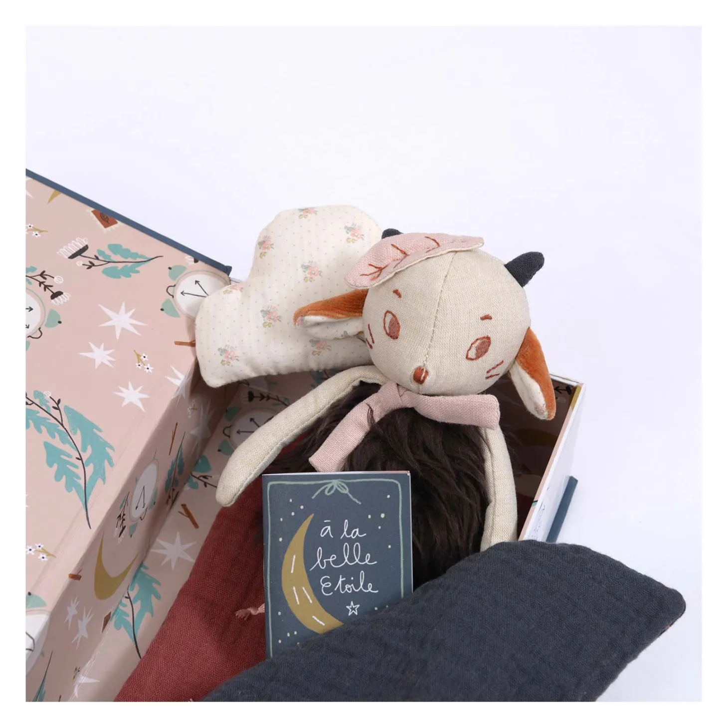 Moulin Roty Coffret livre Bonne nuit Après la pluie Multicolore
