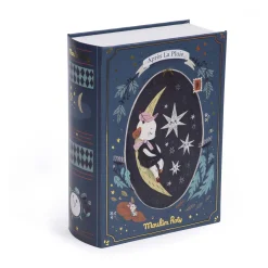 Moulin Roty Coffret livre Bonne nuit Après la pluie Multicolore