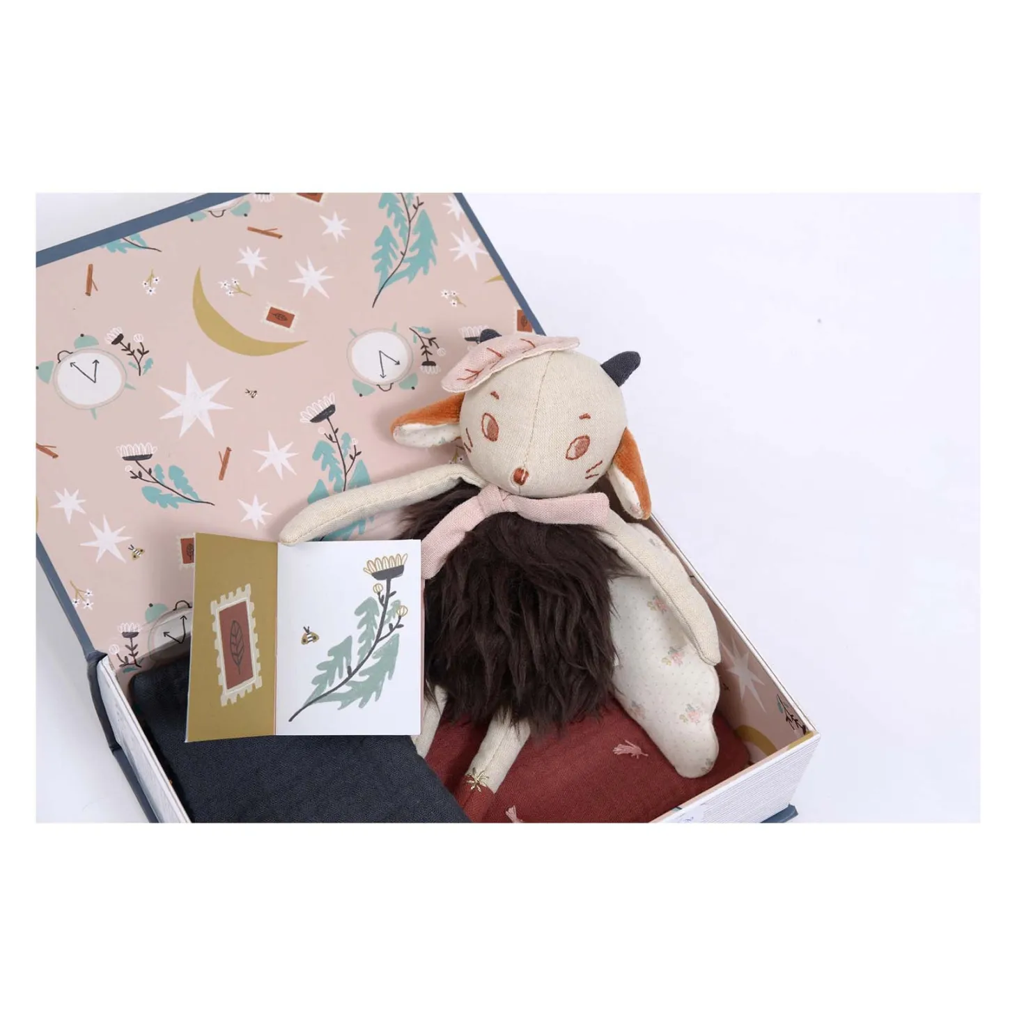 Moulin Roty Coffret livre Bonne nuit Après la pluie Multicolore