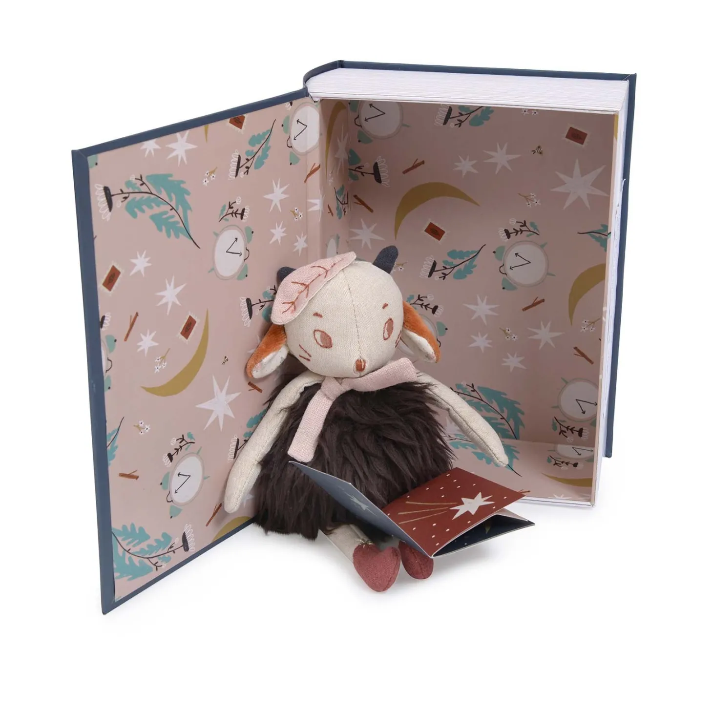 Moulin Roty Coffret livre Bonne nuit Après la pluie Multicolore
