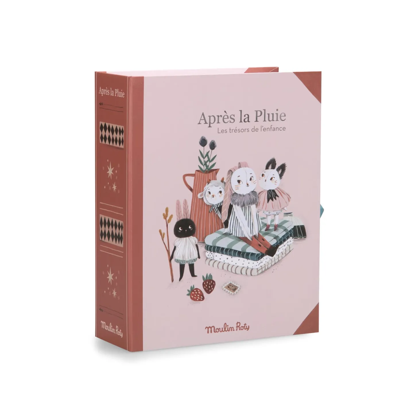 Moulin Roty Coffret naissance Après la pluie Rose