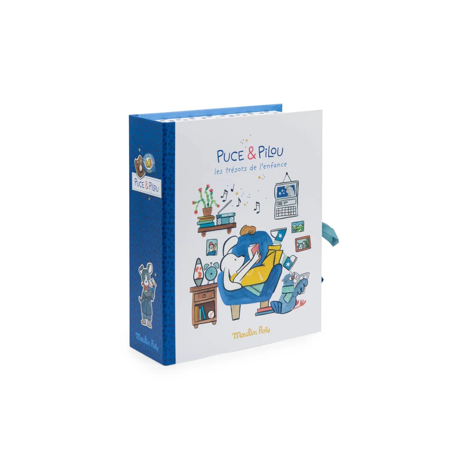 Moulin Roty Coffret naissance Puce & Pilou Multicolore