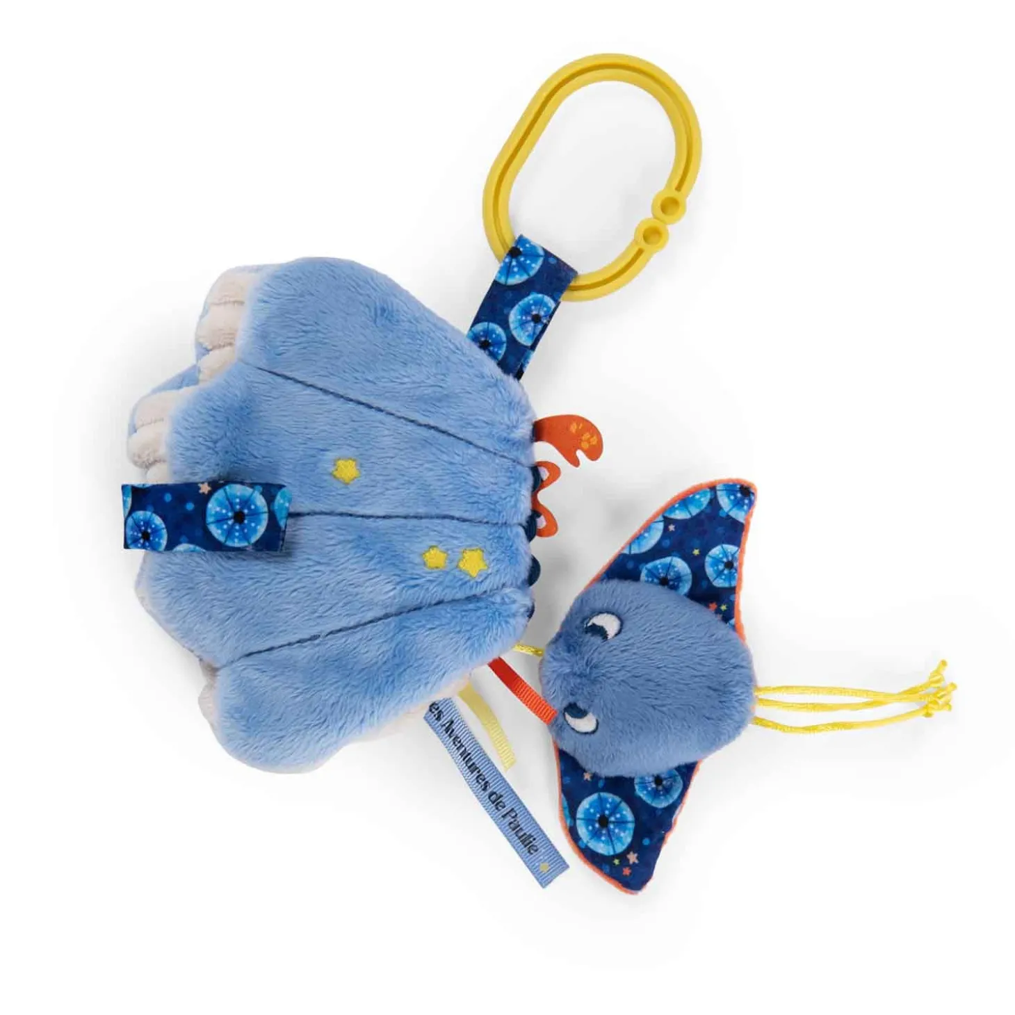 Moulin Roty Coquillage d'activités Les aventures de Paulie Bleu 14 cm