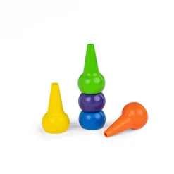 Moulin Roty                    5 crayons de cire Les Popipop    Multicolore