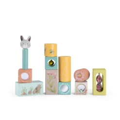 Moulin Roty                    Cubes d'activités Trois petits lapins    Multicolore