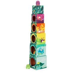 Moulin Roty Cubes empilables Dans la jungle