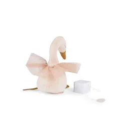 Moulin Roty Cygne musical La petite école de danse Crème/Or