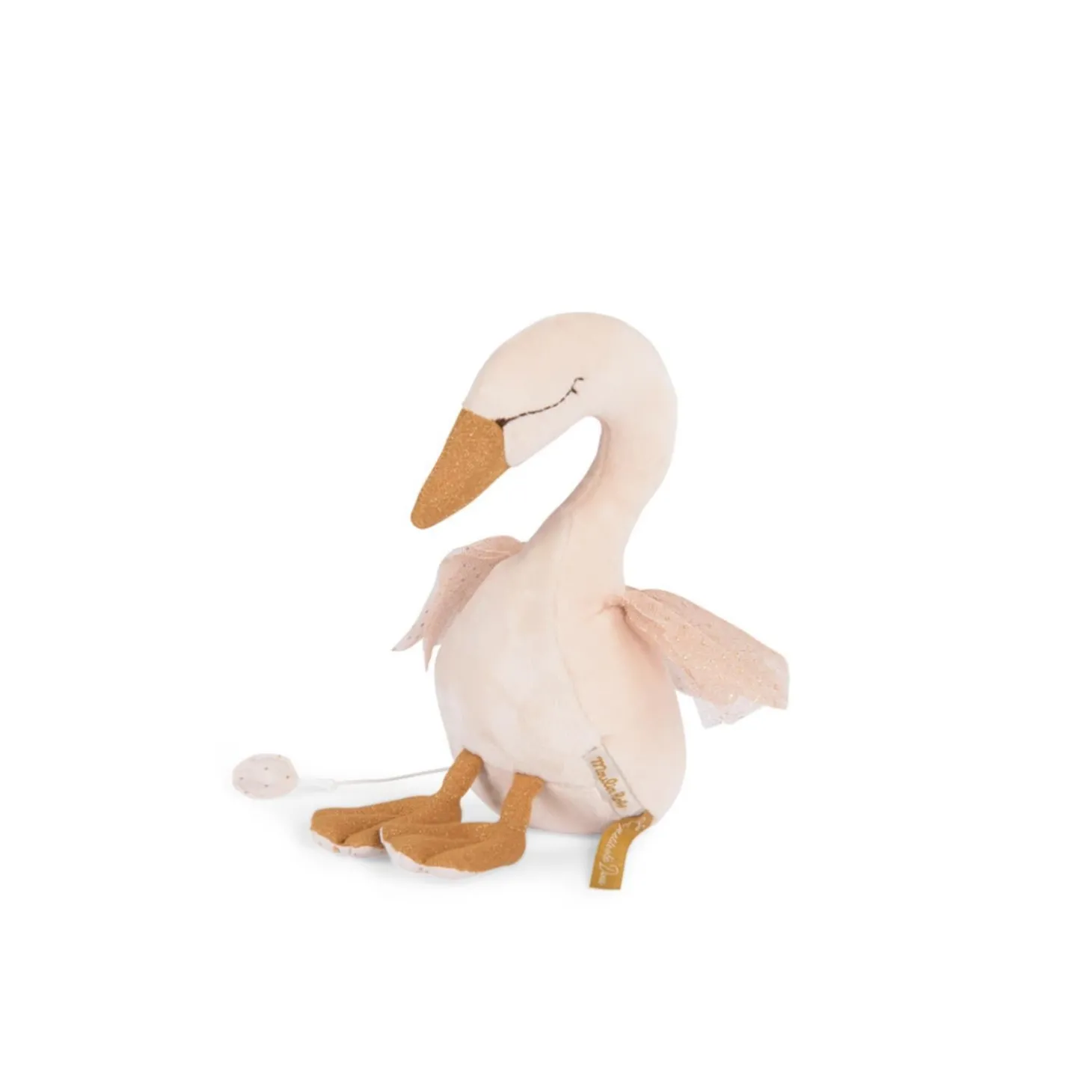 Moulin Roty Cygne musical La petite école de danse Crème/Or