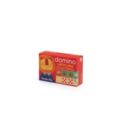 Moulin Roty                    Domino véhicules en bois Les Popipop    Multicolore
