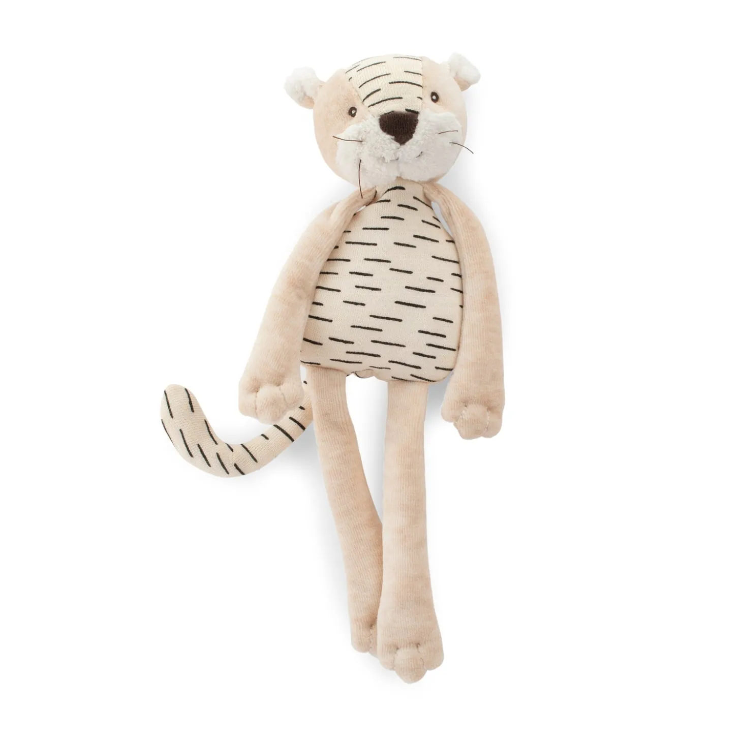 Moulin Roty Doudou hochet tigre Baboo La forêt Mawa Crème