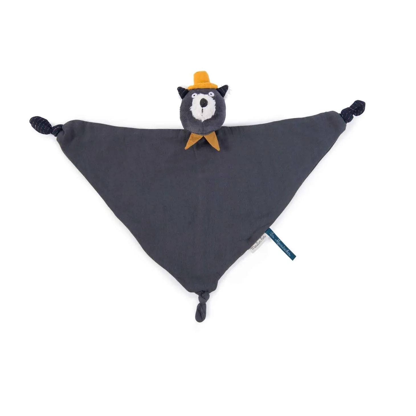 Moulin Roty Doudou lange Alphonse Les Moustaches