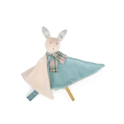 Moulin Roty                    Doudou lapin  La petite école de danse    Bleu/Crème