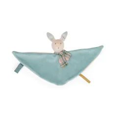 Moulin Roty                    Doudou lapin  La petite école de danse    Bleu/Crème