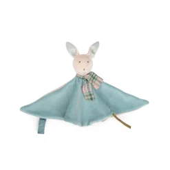 Moulin Roty                    Doudou lapin  La petite école de danse    Bleu/Crème