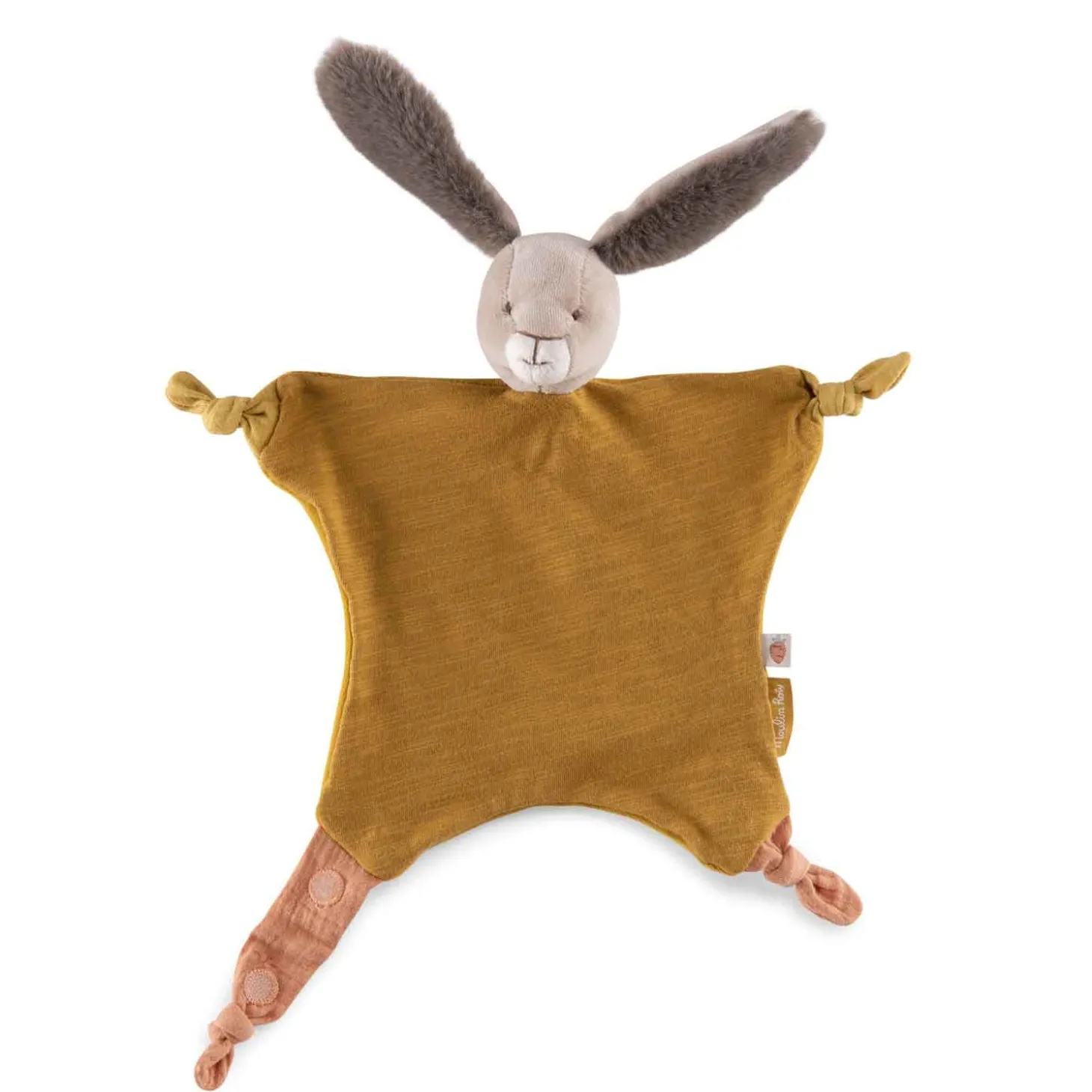 Moulin Roty Doudou lapin ocre Ocre
