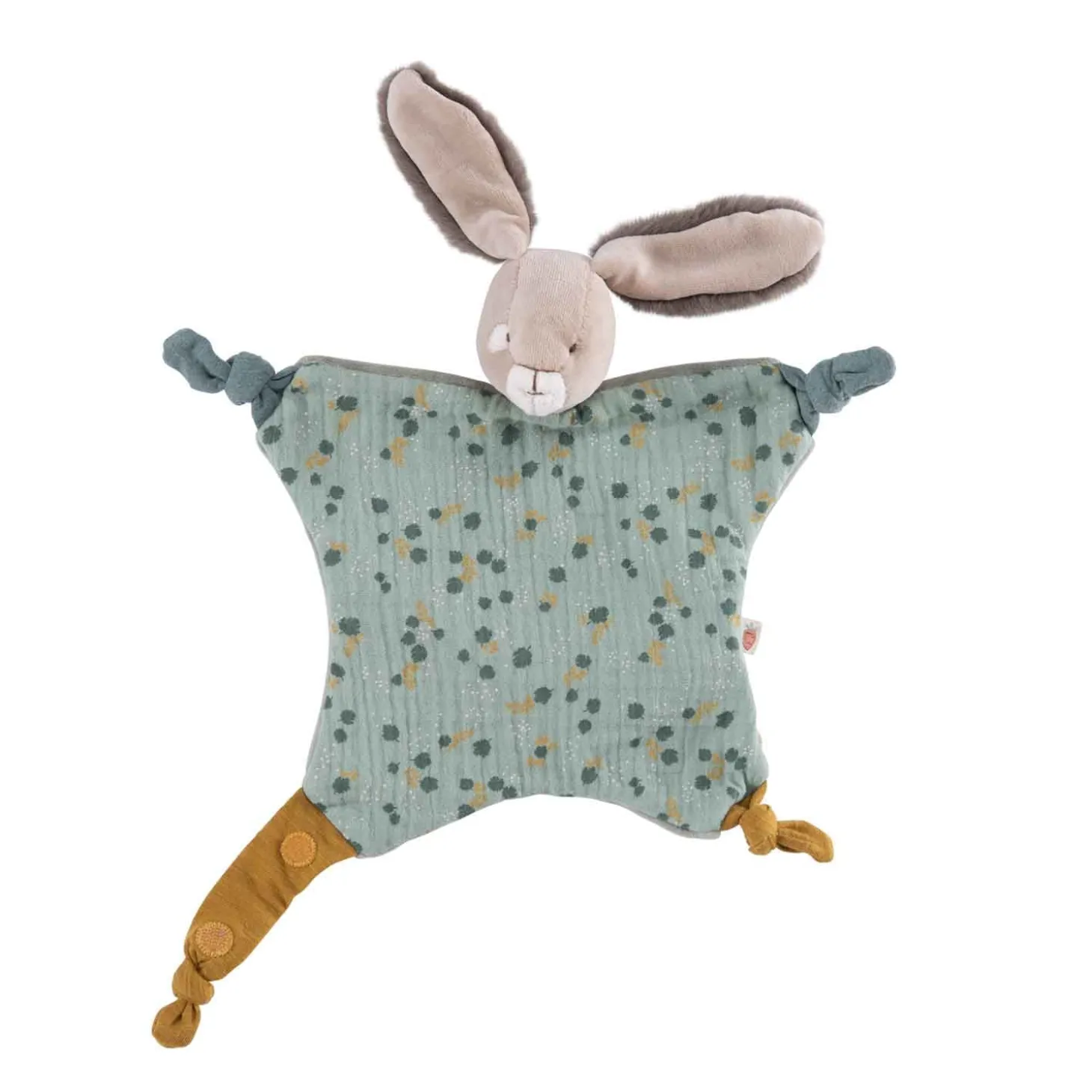 Moulin Roty Doudou lapin sauge 30 cm