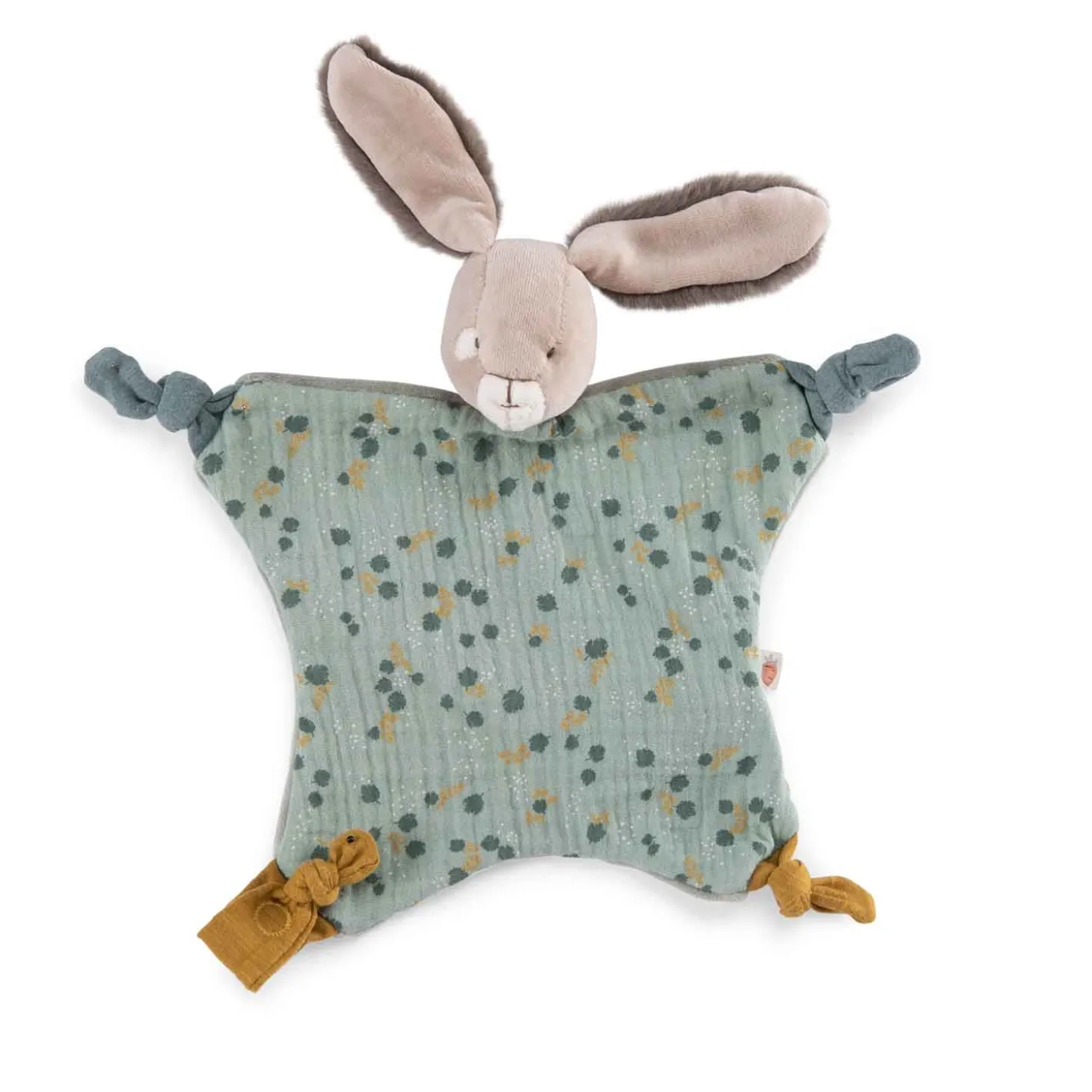 Moulin Roty Doudou lapin sauge 30 cm