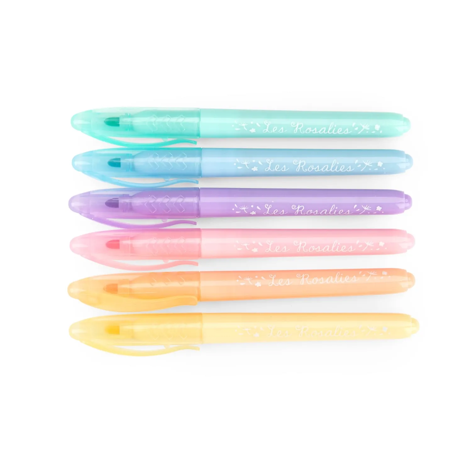 Moulin Roty 6 feutres pastels Les Rosalies Multicolore