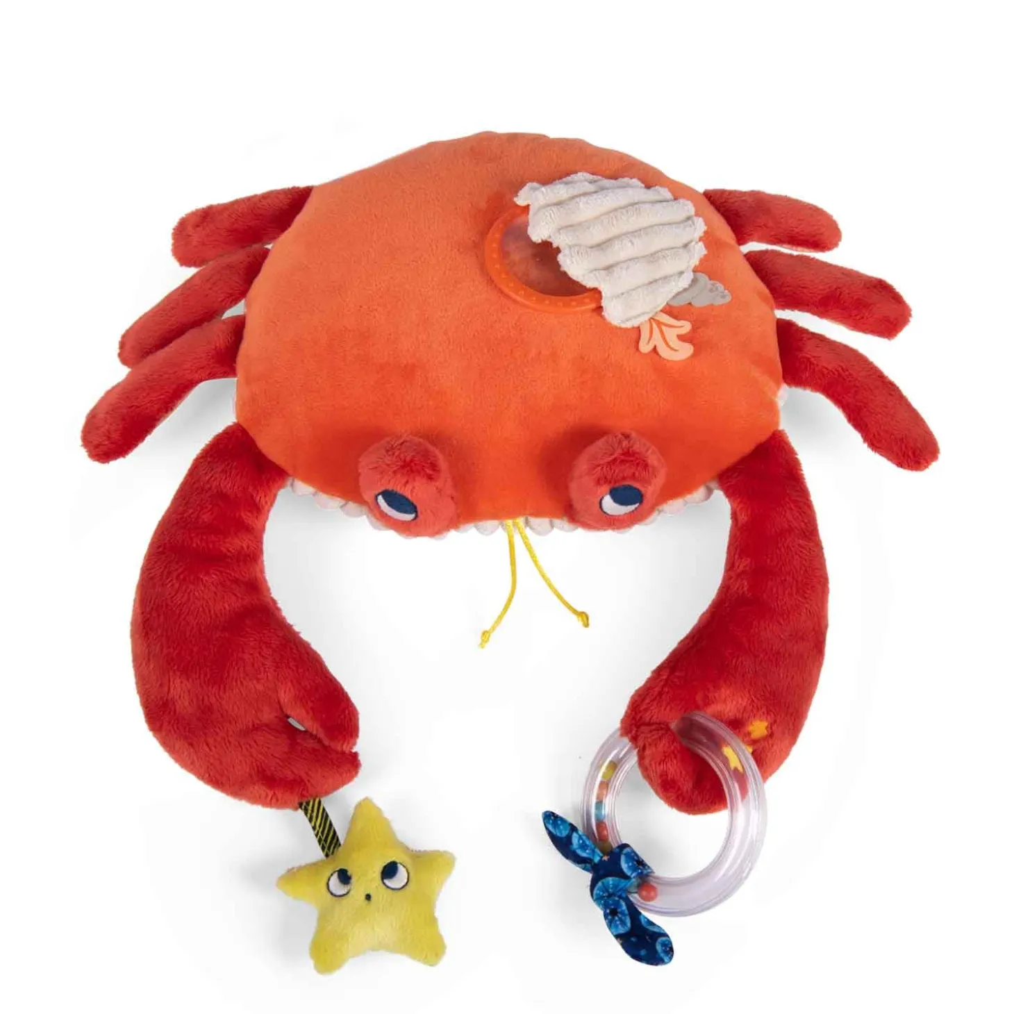 Moulin Roty Grand crabe d'activités Les aventures de Paulie Rouge 34 cm