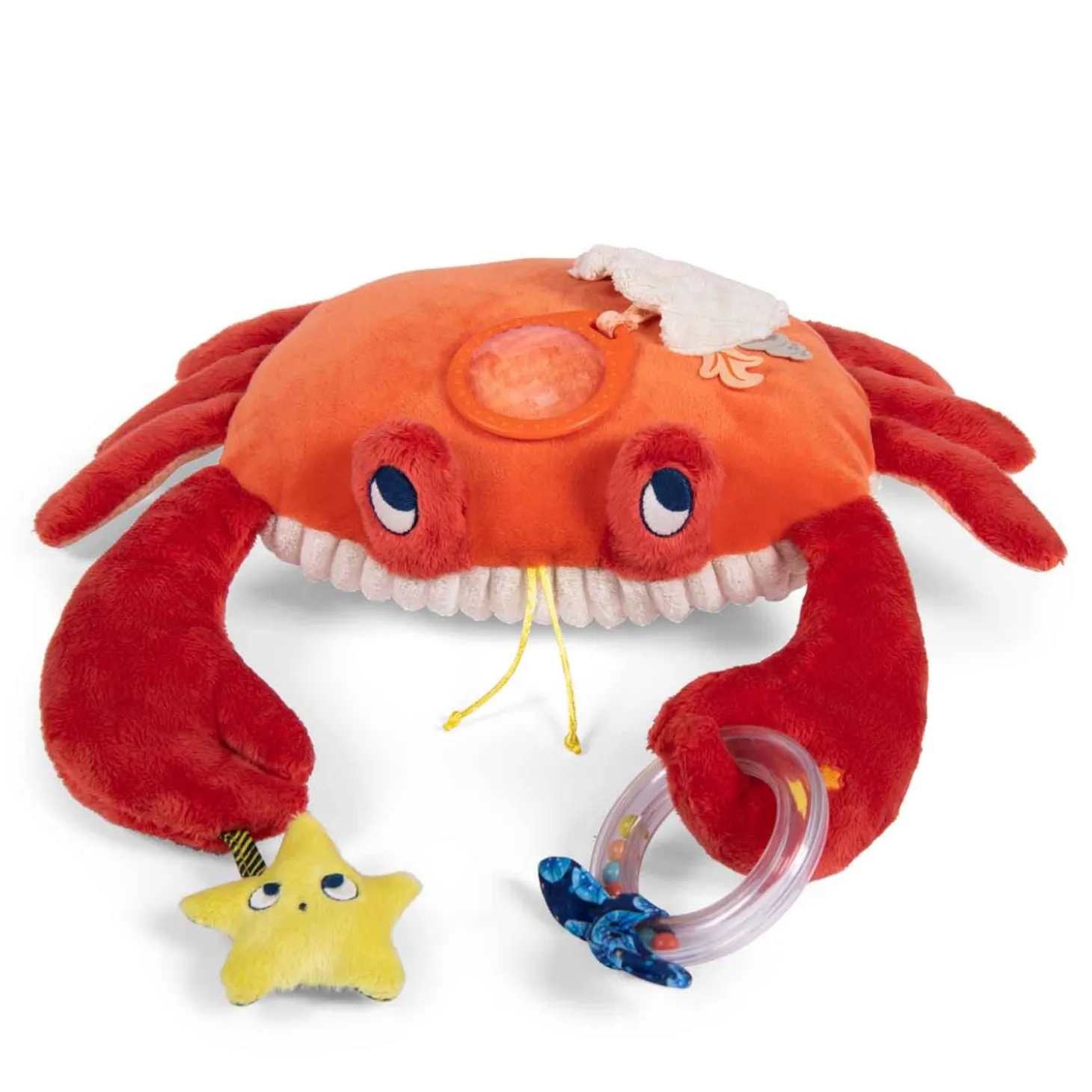 Moulin Roty Grand crabe d'activités Les aventures de Paulie Rouge 34 cm