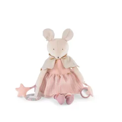 Moulin Roty Grande souris d'activités La petite école de danse Rose/Crème