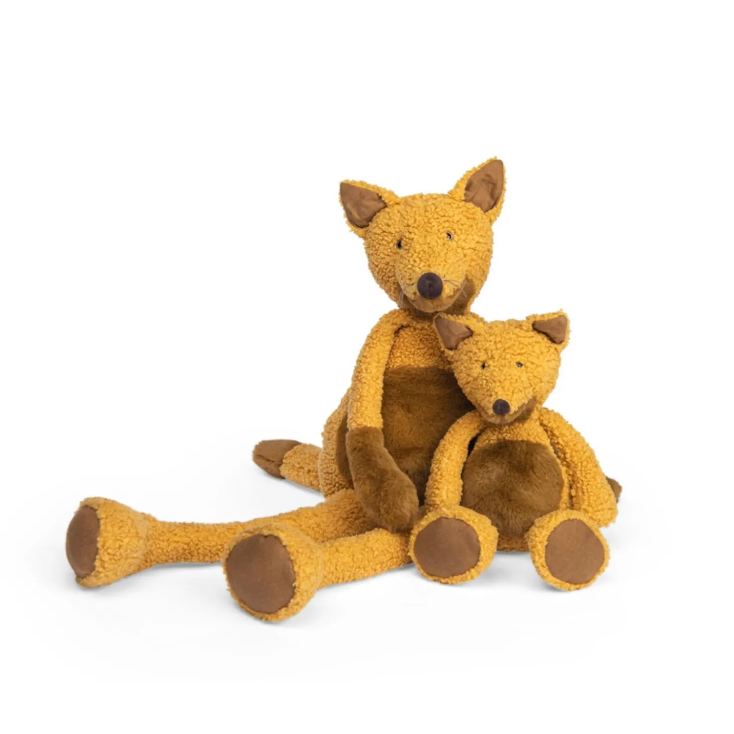 Moulin Roty Grand renard Les Baba-Bou Moutarde/marron