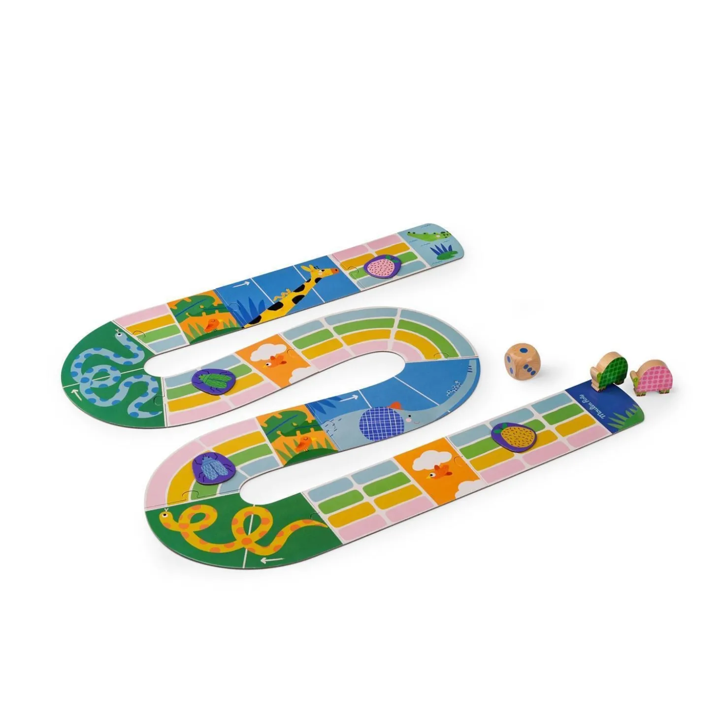 Moulin Roty Jeu de course Zou Les Toupitis Multicolore