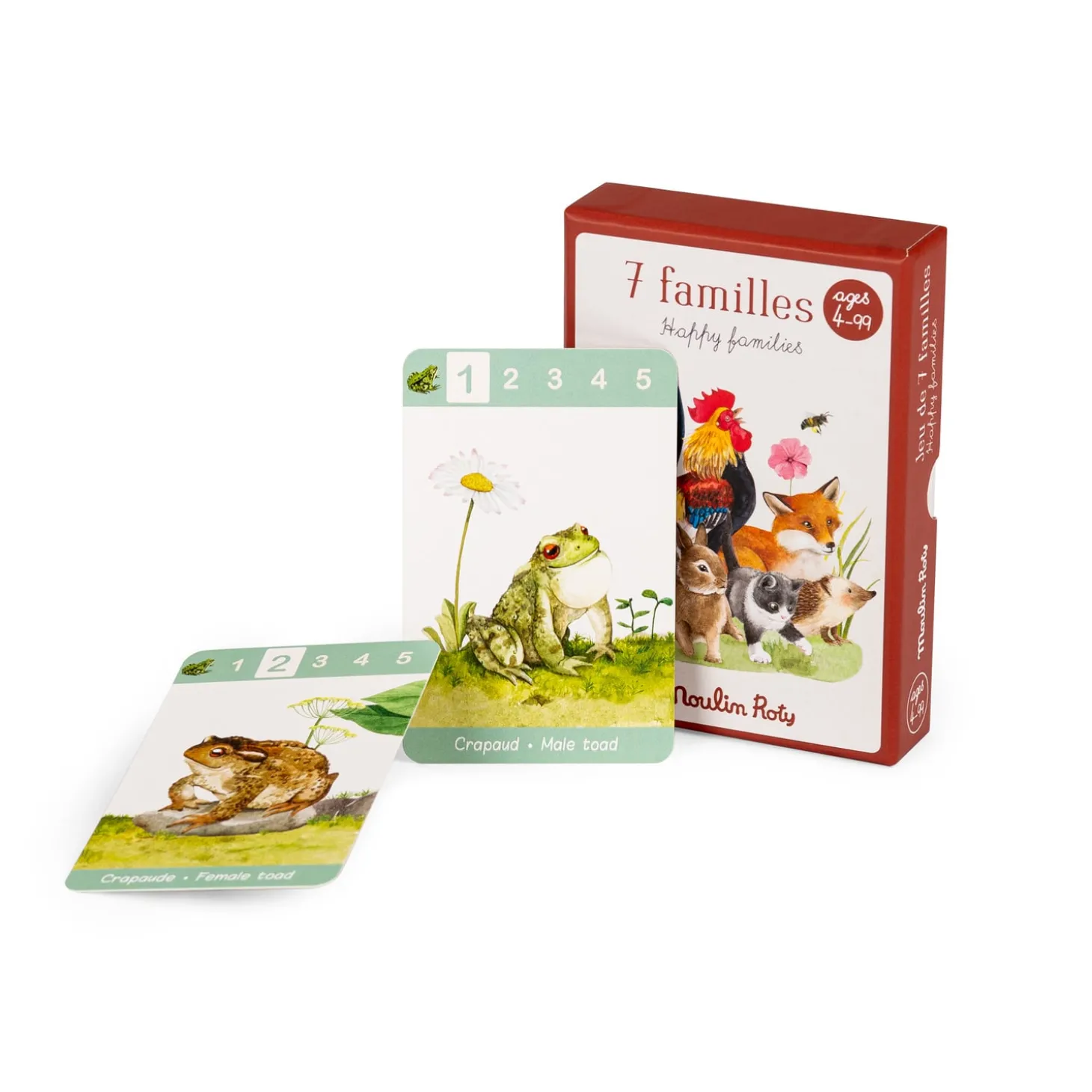 Moulin Roty Jeu de 7 familles Le jardin Multicolore