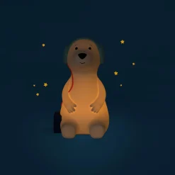 Moulin Roty                    Lampe veilleuse chien Puce & Pilou    Blanc