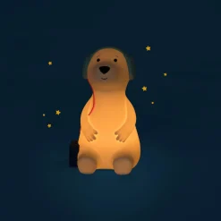 Moulin Roty                    Lampe veilleuse chien Puce & Pilou    Blanc