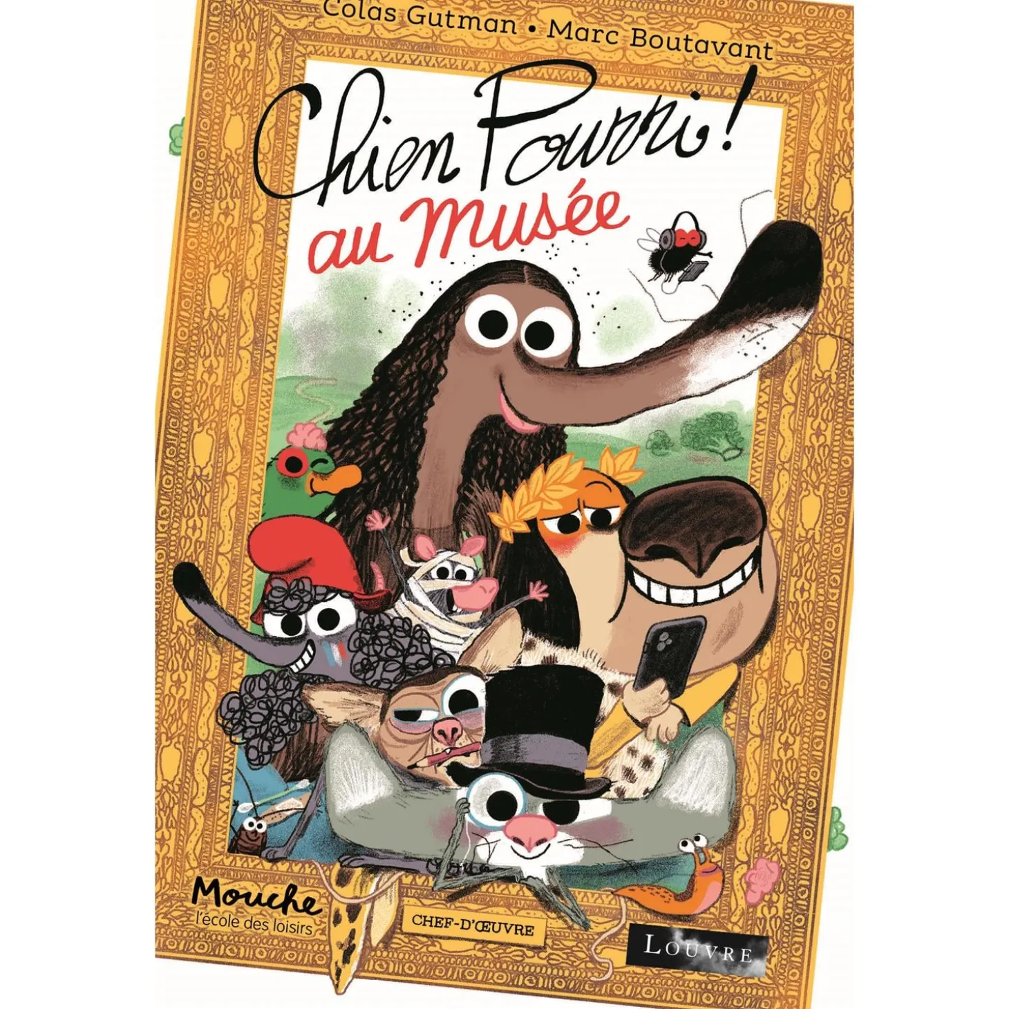 Moulin Roty Livre Chien pourri au musée de Gutman-Boutavant Multicolore