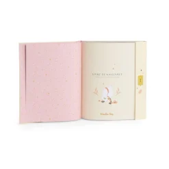 Moulin Roty Livre de naissance La petite école de danse Crème/Rose