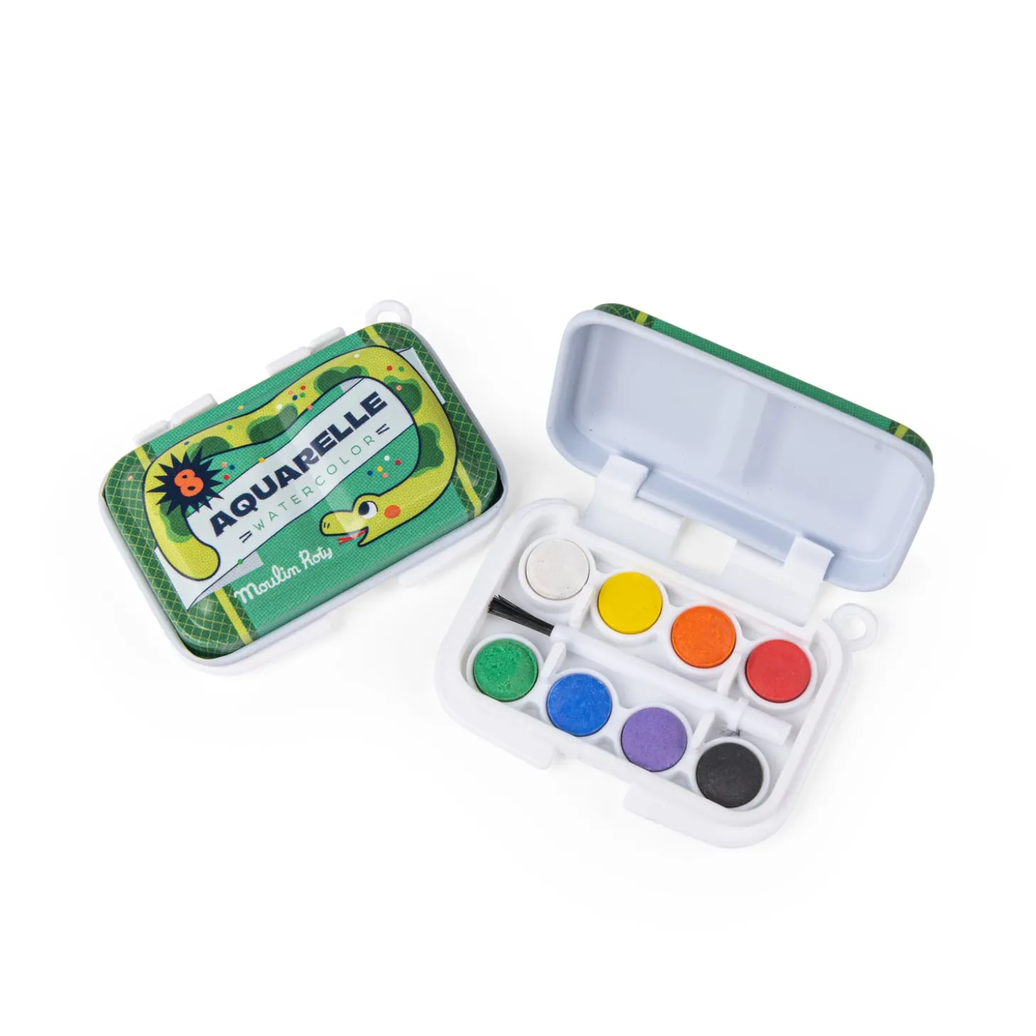 Moulin Roty Mini palette aquarelle Les Petites Merveilles vert