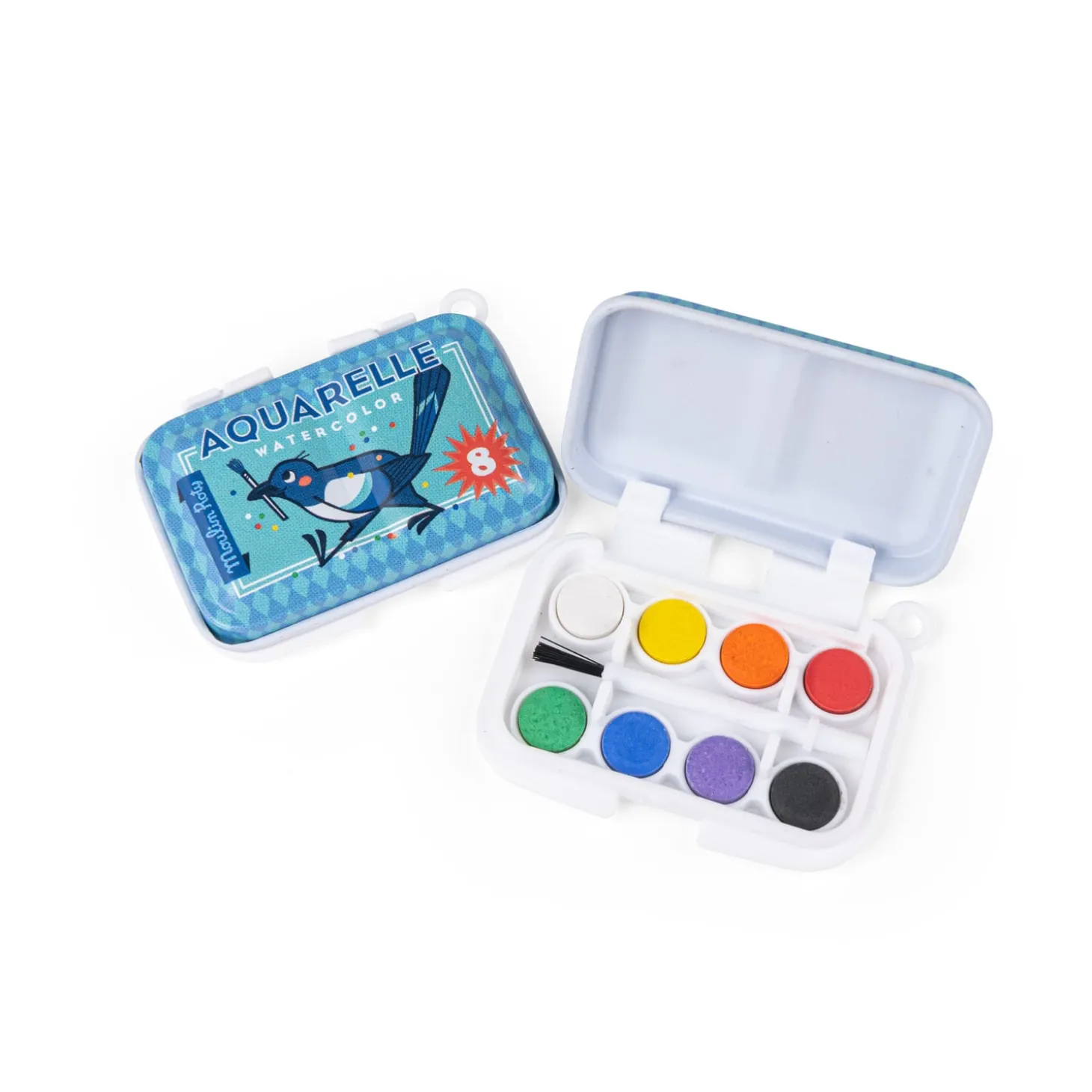 Moulin Roty Mini palette aquarelle Les Petites Merveilles bleu