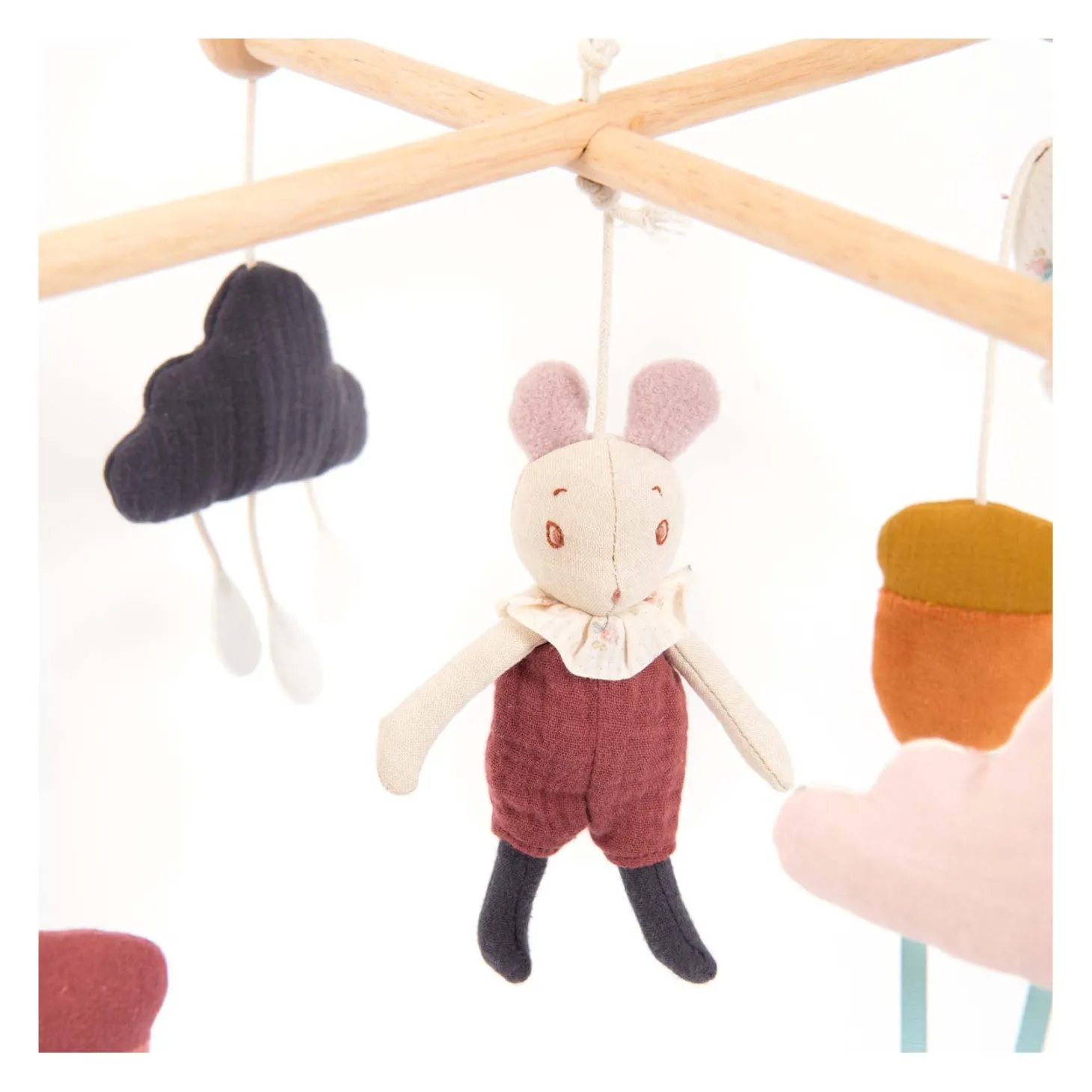 Moulin Roty Mobile musical croisillon Après la pluie