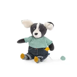 Moulin Roty                    Peluche chien Puce musical Puce & Pilou    Multicolore
