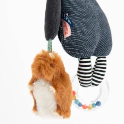 Moulin Roty                    Peluche chien Puce à suspendre Puce & Pilou    Multicolore