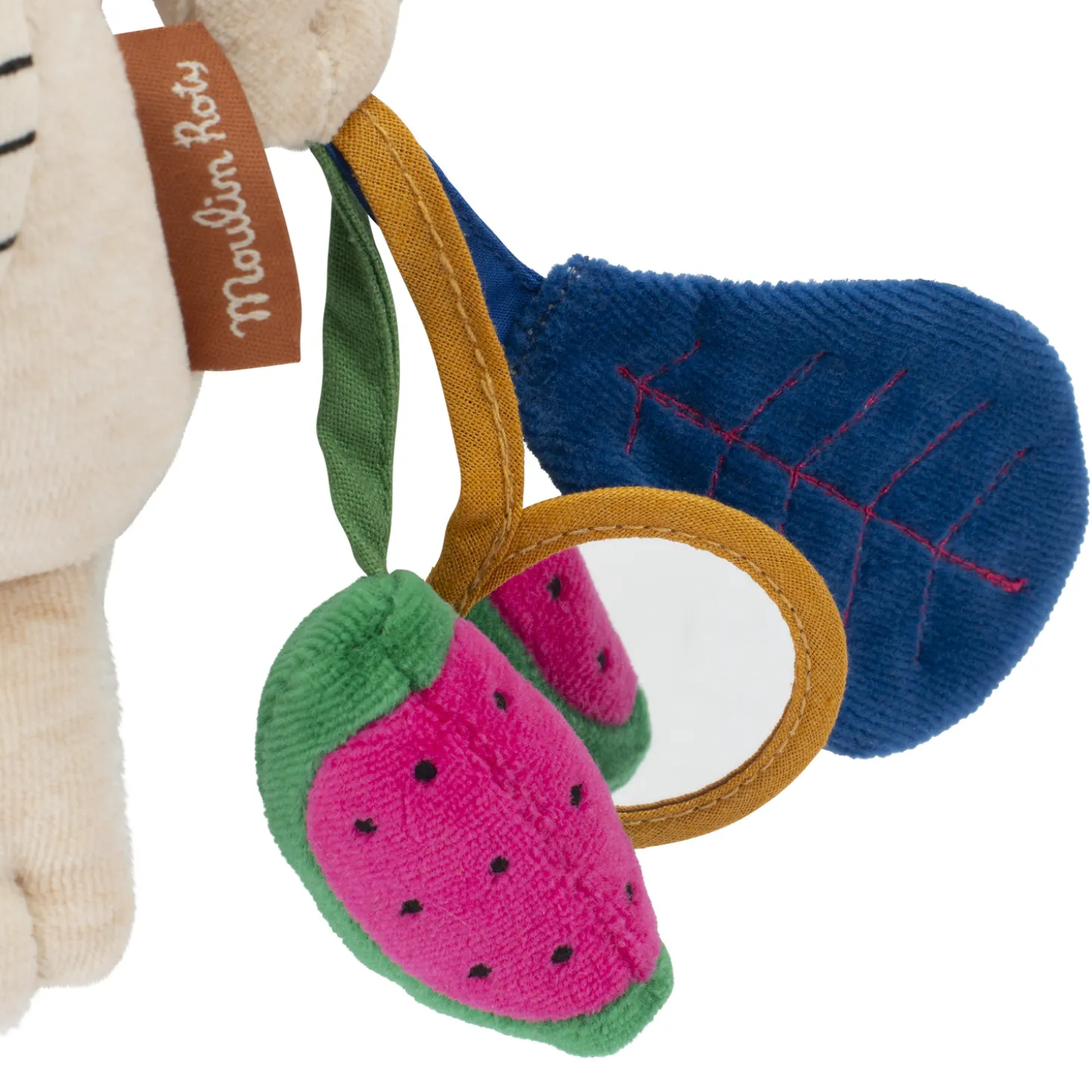 Moulin Roty Peluche d'activités Tigre Baboo La forêt Mawa multicolore