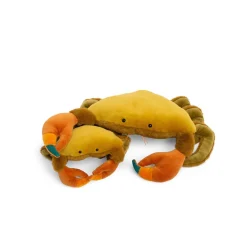 Moulin Roty                    Peluche grand crabe Tout autour du monde    Bleu