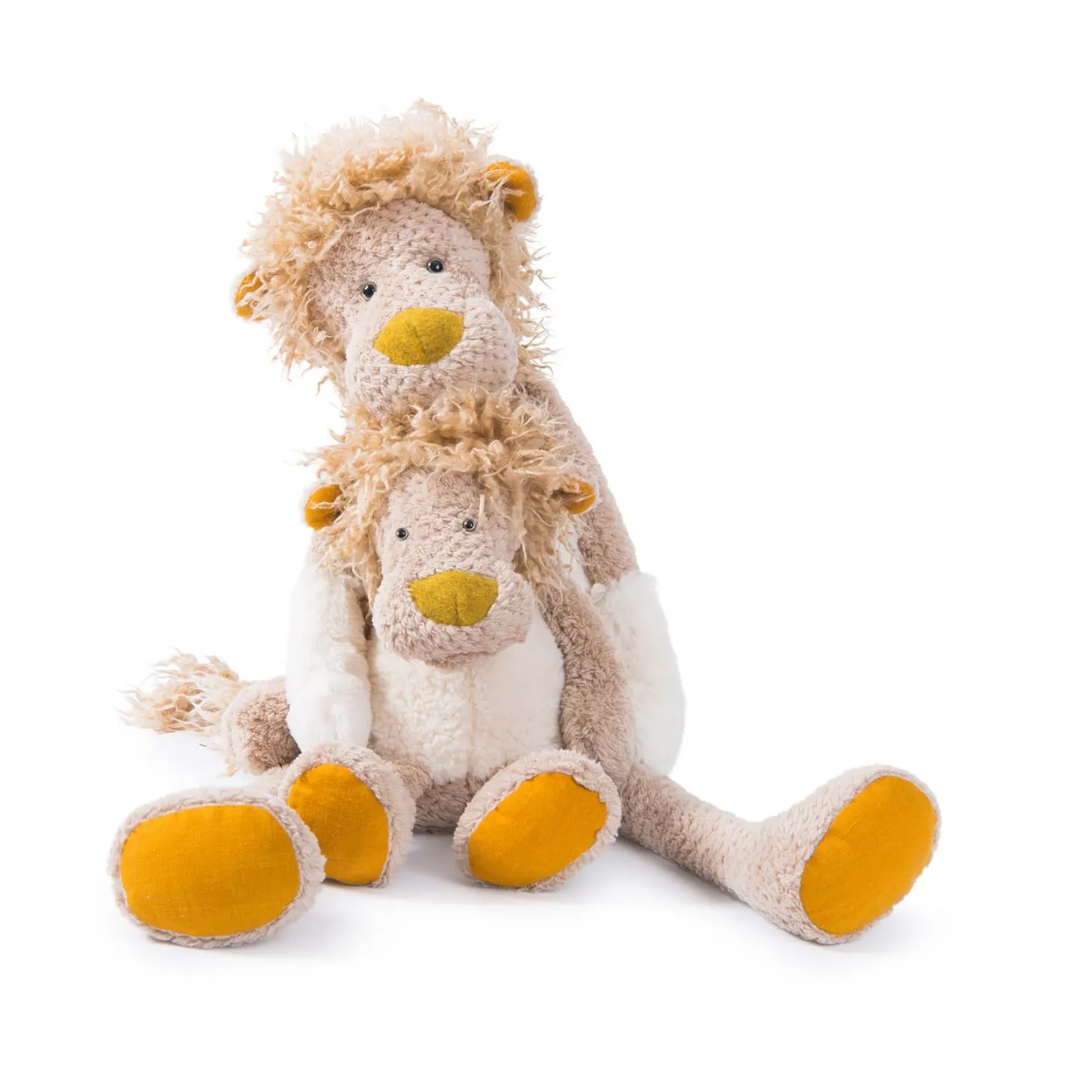 Moulin Roty Peluche lion Les Baba-Bou