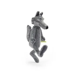 Moulin Roty                    Peluche loup Ecole des loisirs    Gris