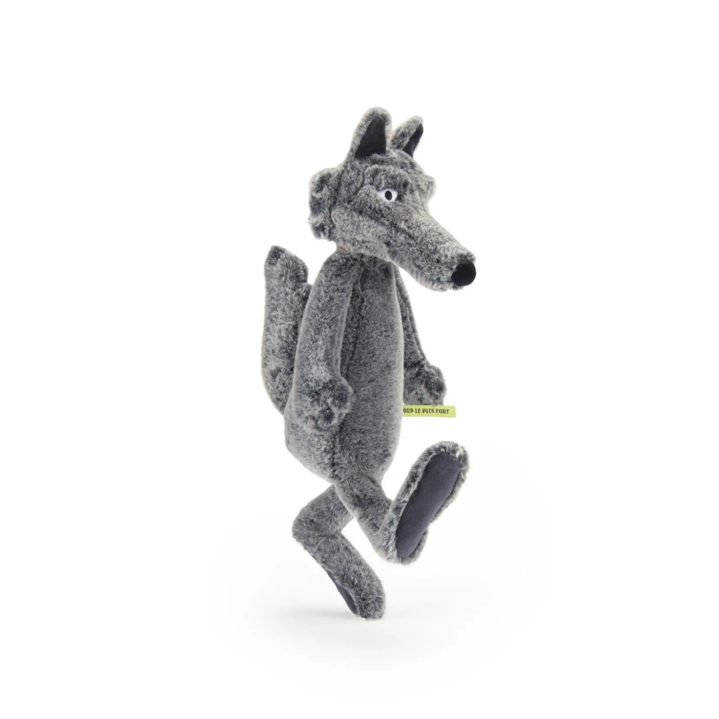 Moulin Roty Peluche loup Ecole des loisirs Gris