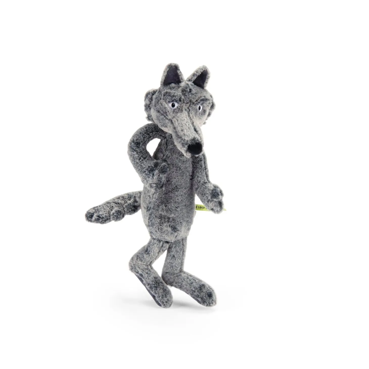Moulin Roty Peluche loup Ecole des loisirs Gris