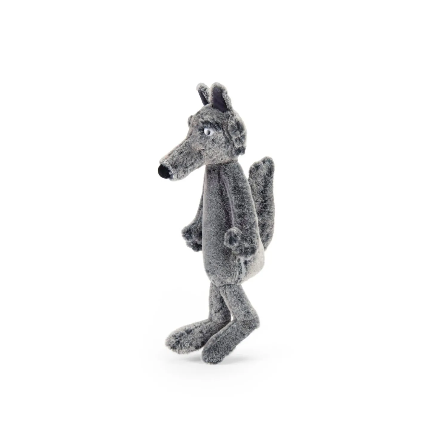 Moulin Roty Peluche loup Ecole des loisirs Gris