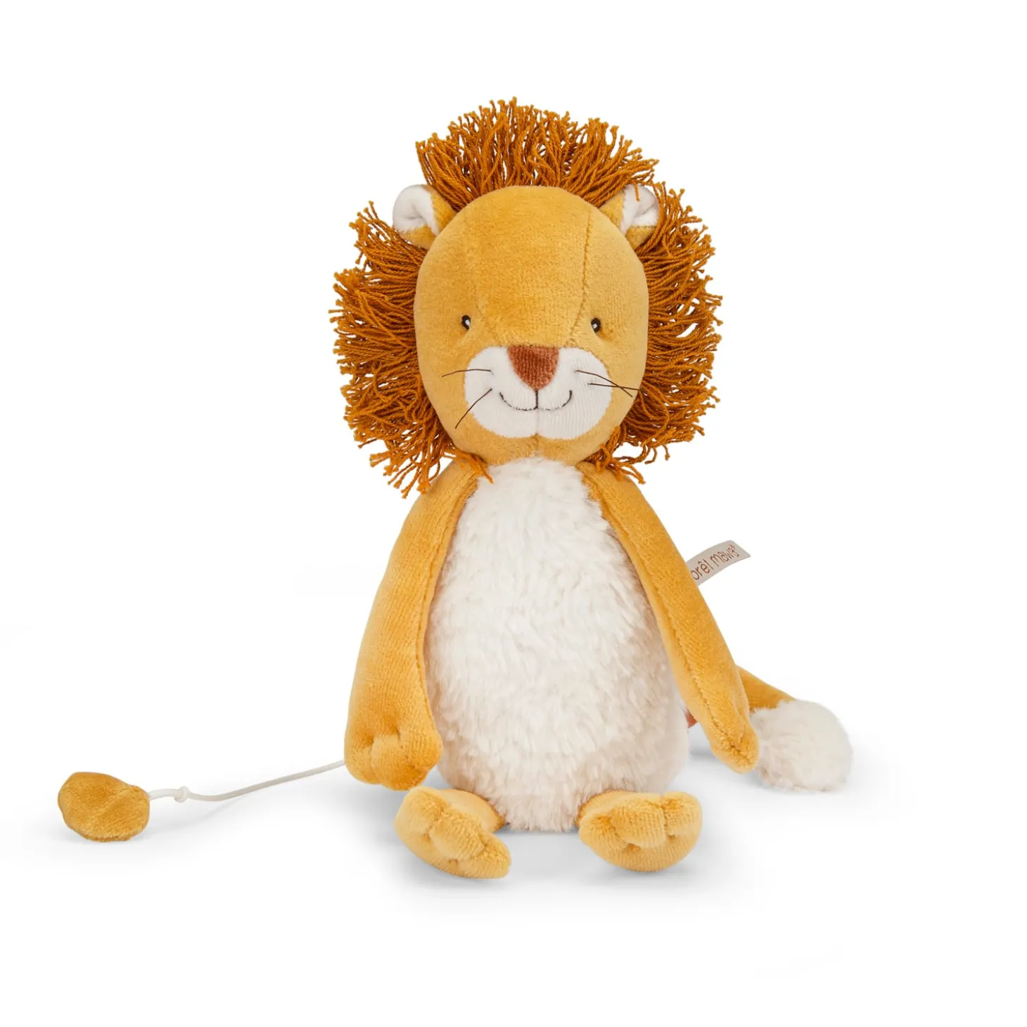 Moulin Roty Peluche musical Lion Mamba La forêt Mawa Jaune
