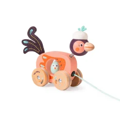 Moulin Roty                    Petit oiseau à tirer Dans la jungle
