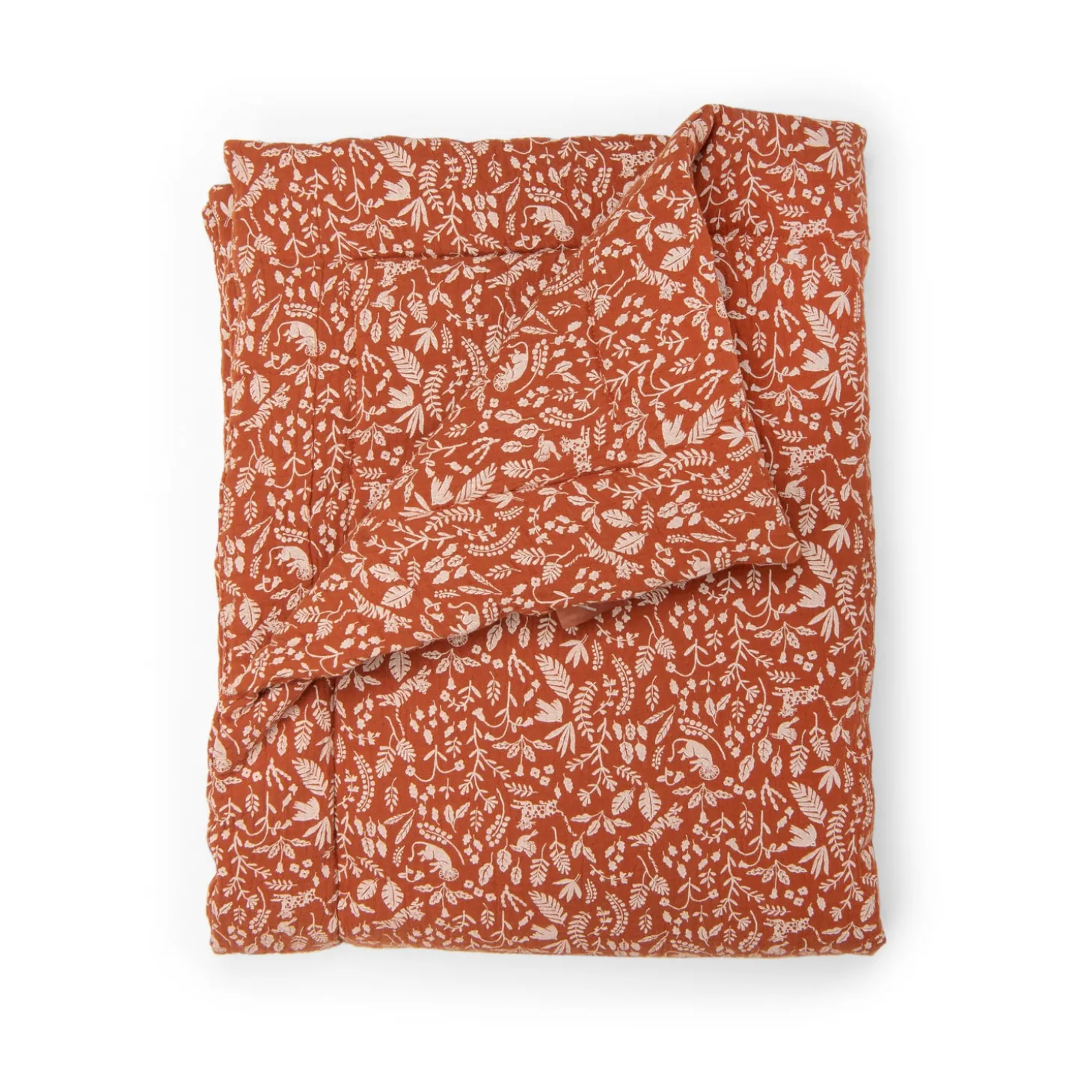 Moulin Roty Plaid Feuillage La forêt Mawa Marron