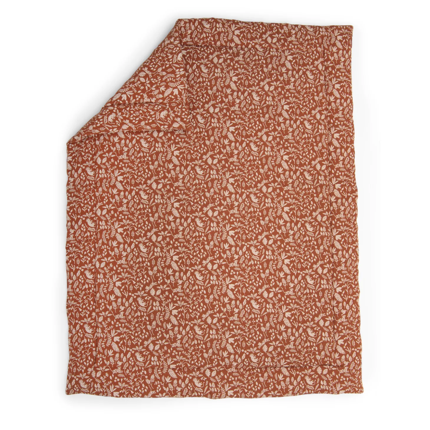 Moulin Roty Plaid Feuillage La forêt Mawa Marron
