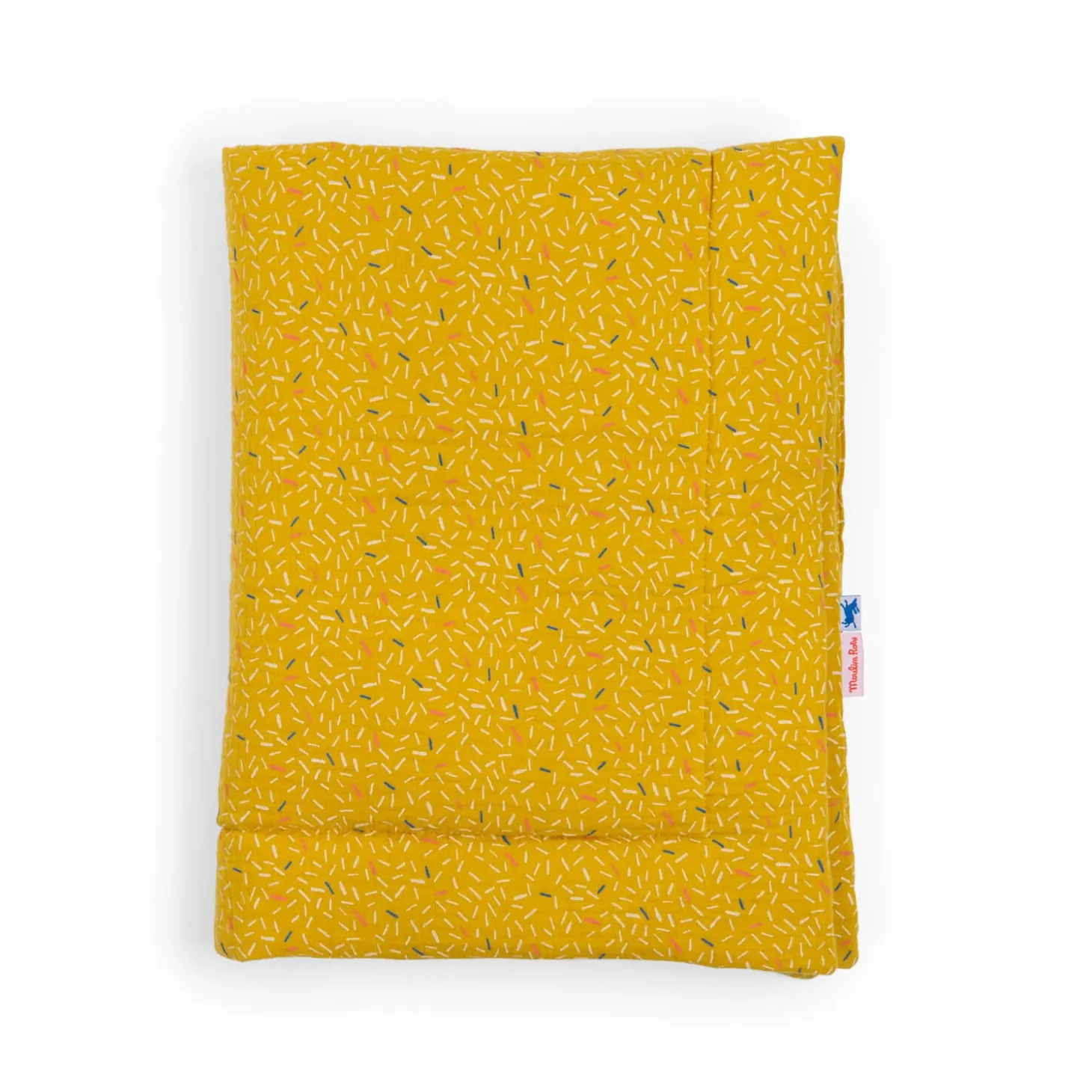 Moulin Roty Plaid Puce & Pilou Jaune